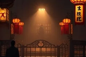 工业剧《玻璃与铸铁》封面，熔炉前的手工吹制玻璃